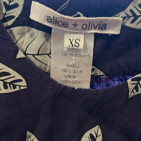 alice + olivia Blouse Tunic XS - Picture 7 of 7